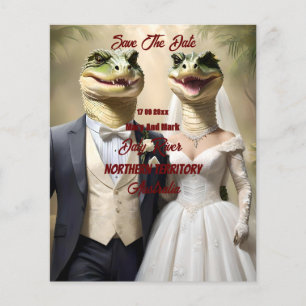 "Serrer l'amour : une affaire Mariage crocodilienn