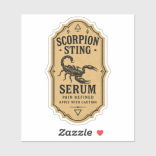 Sérum de piqûre de scorpion - Étiquette de pharmac