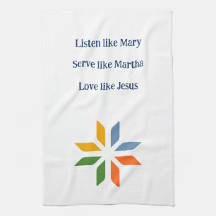 Serveuse de Dieu serviette de plat
