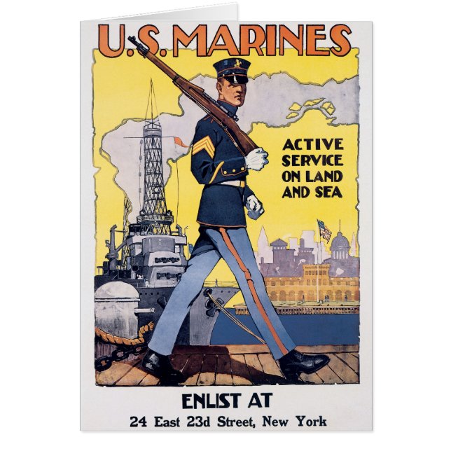 Service actif en terre et en mer (Devant)