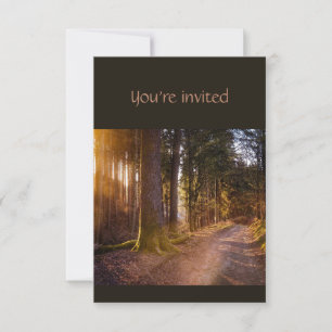 Service commémoratif Invitation Nature Path Trail 
