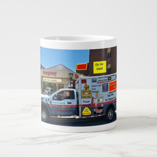 Service d'ambulance avocat mug (Devant)
