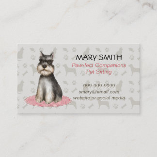 Service de Carte de visite avec chat Siamese