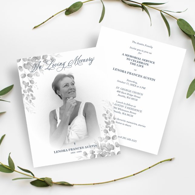 Service de commémoration de photos BW bon marché C (Créateur téléchargé)