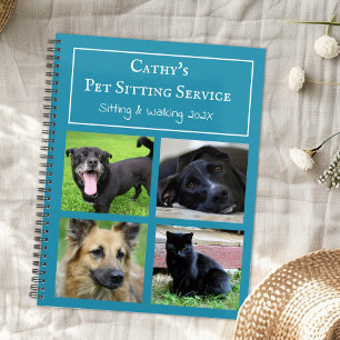 Service de marche pour chien assis avec un animal