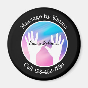 Service de massage Clients Magnets d'entreprise