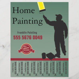 Service de peinture Handyman Small Business Flyer