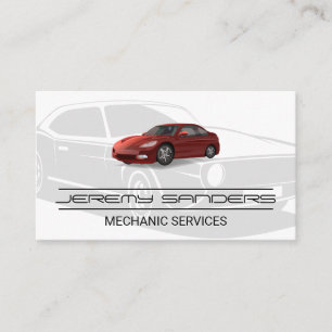 Service de voiture Auto Carte de visite mécani