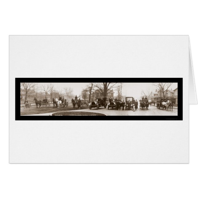 Service d'incendie de Middletown Photo 1914 (Devant horizontal)