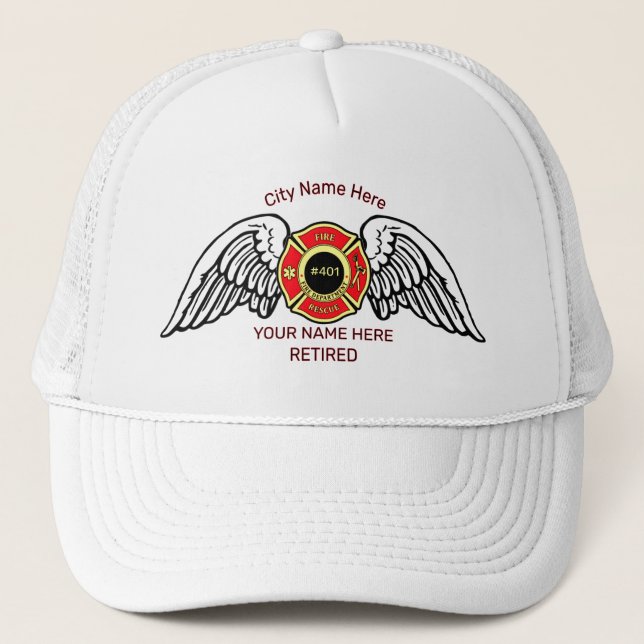 Service d'incendie | Secourir l'équipe | Casquette (Devant)