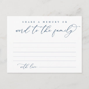 Service funéraire, Partager une mémoire, Carte de