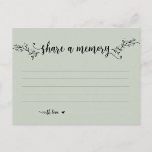 Service funéraire, Sage noir, Partager une carte m