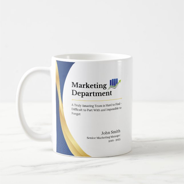 Service Marketing Personnalisé Café Mug (Gauche)