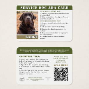Service officiel Chien Carte ADA Carte d'identité