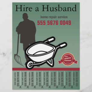 Service Paysage Handyman Small Business Flyer