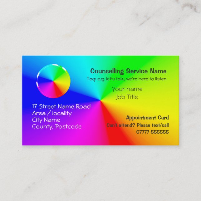 Services de conseil Rappels de rendez-vous (Devant)