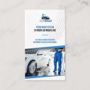 Services de lavage à la main Carte de visite pou