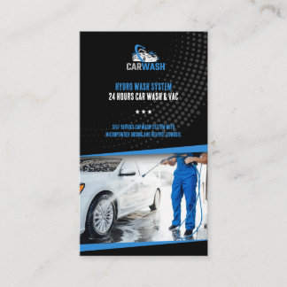 Services de lavage à main | Carte de visite de lav