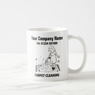 Services de nettoyage de tapis Cartoon Mug