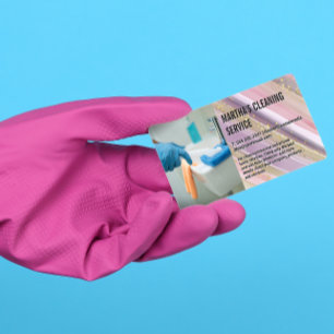 Services de nettoyage   Fournitures   Carte de vis