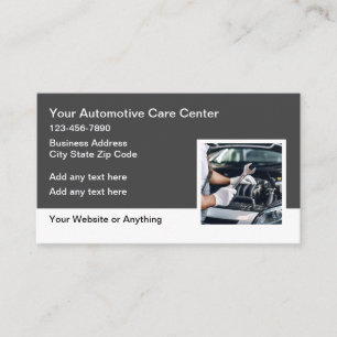 Services de réparation automobile Cartes de visite