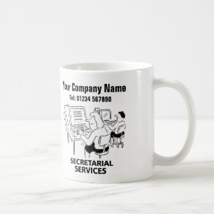Services de secrétariat Cartoon Mug