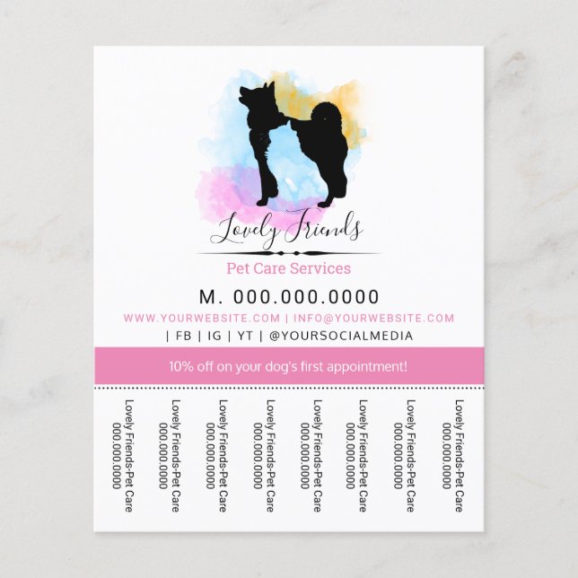 Services de soins pour animaux de compagnie/ Servi (Devant)