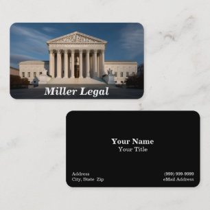 Services juridiques / Avocat / Procureur Carte de 