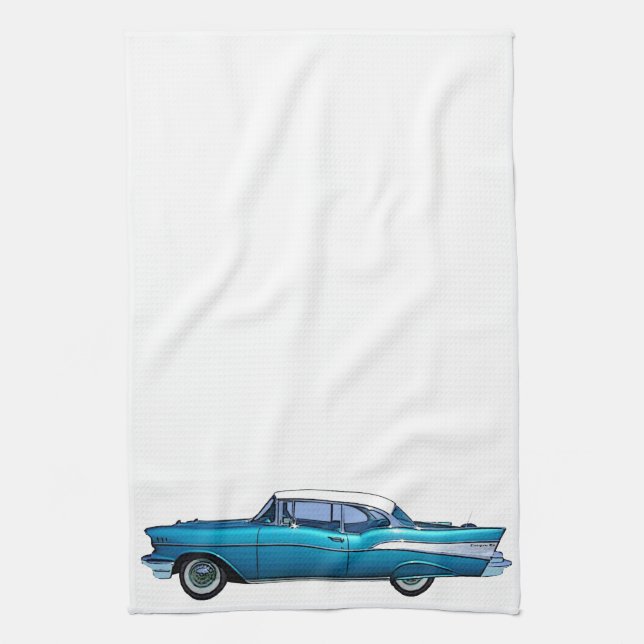 Serviette 1957 de cuisine classique de Chevy (Vertical)