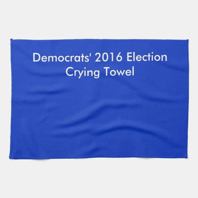 Serviette 2016 pleurante d'élection (Horizontal)