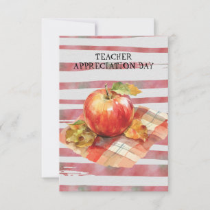 Serviette à carreaux pomme pour la journée d'appré