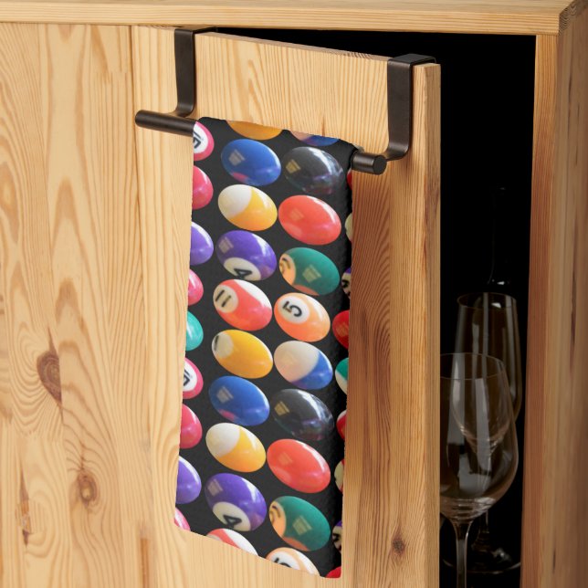 Serviette À Dish À Boules De Soirées Numérotées Et (Pliage en tiers)