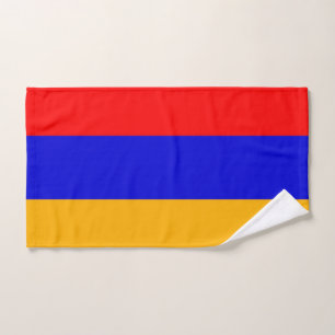 Serviette à main avec Drapeau d'Arménie