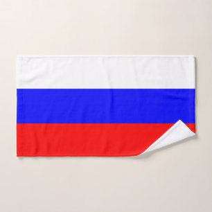 Serviette à main avec Drapeau de la Russie