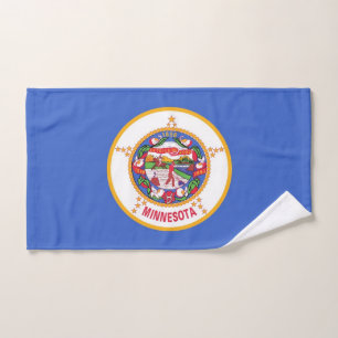 Serviette à main avec Drapeau de l'état du Minneso