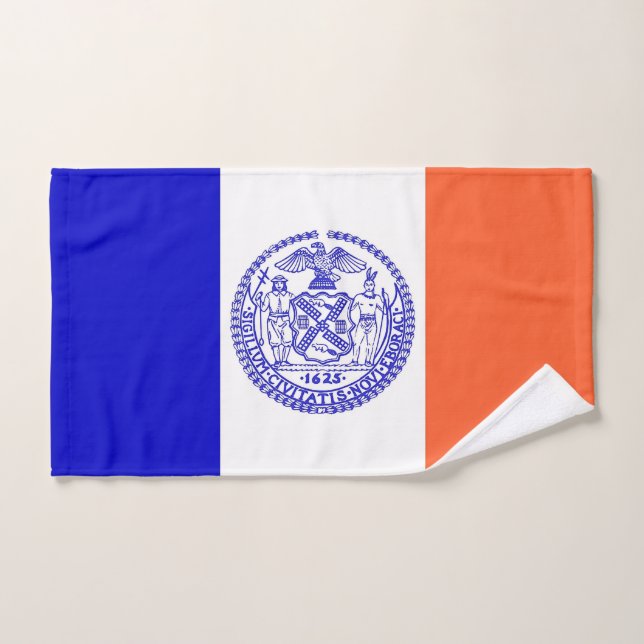 Serviette à main avec Drapeau de New York, USA (Serviette à main)