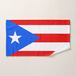Serviette à main avec Drapeau de Porto Rico, USA