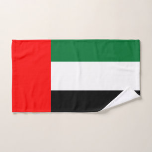 Serviette à main avec Drapeau des Emirats Arabes U