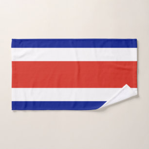 Serviette à main avec Drapeau du Costa Rica