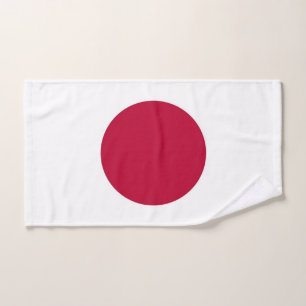 Serviette à main avec Drapeau du Japon