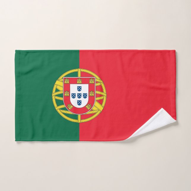Serviette à main avec Drapeau du Portugal (Serviette à main)
