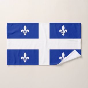 Serviette à main avec Drapeau du Québec