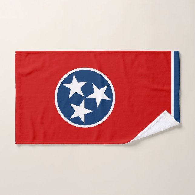 Serviette à main avec Drapeau du Tennessee State,  (Serviette à main)