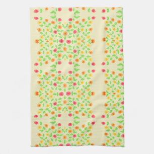 Serviette À Main Chic Avec Beurre Jaune