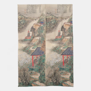 Serviette à main d'art japonaise