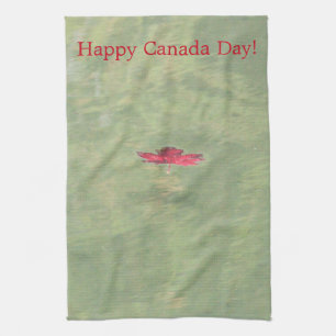 Serviette à main de la fête du Canada