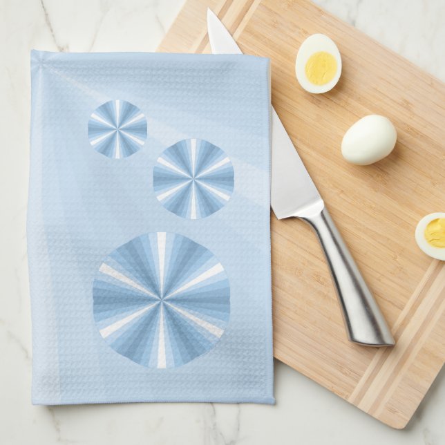 Serviette à main de l'illusion hivernale (Quart Plié)