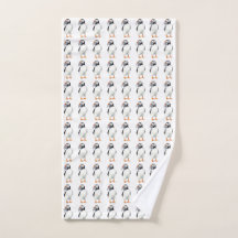 Serviette à main de Puffin