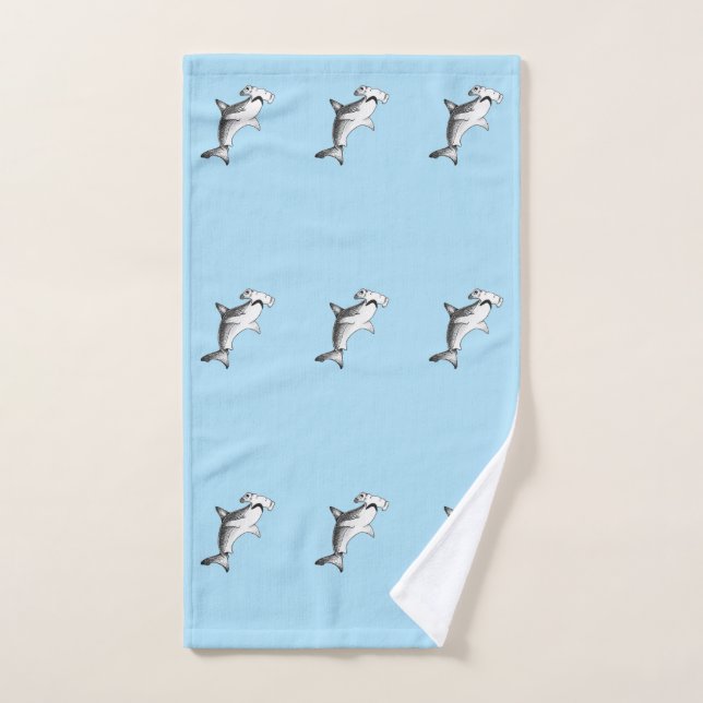 Serviette à main de requin marteau (Serviette à main)