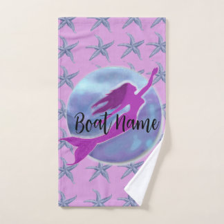 Serviette à main de sirène